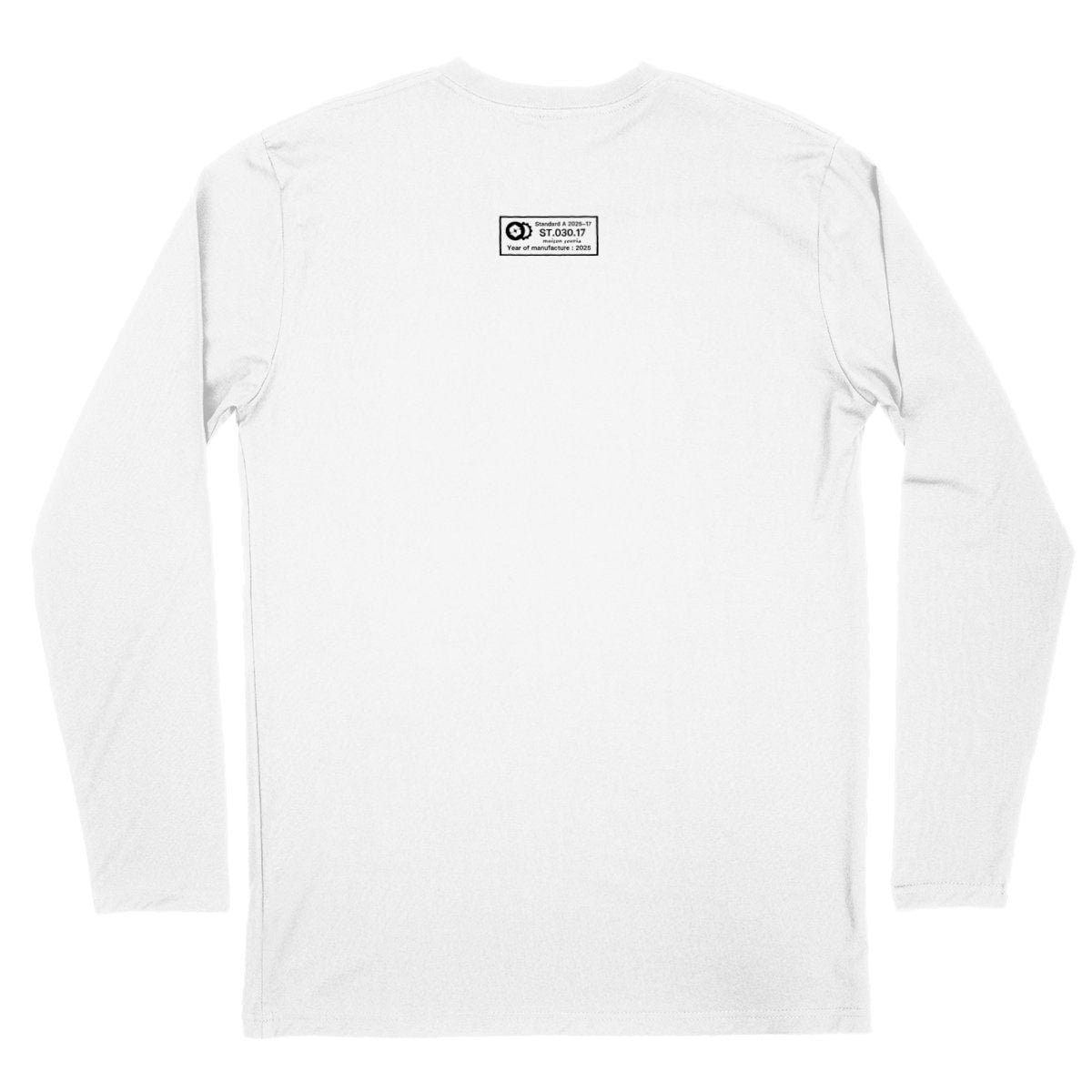 V10 Heart Long Sleeve Tee - dos_blanc