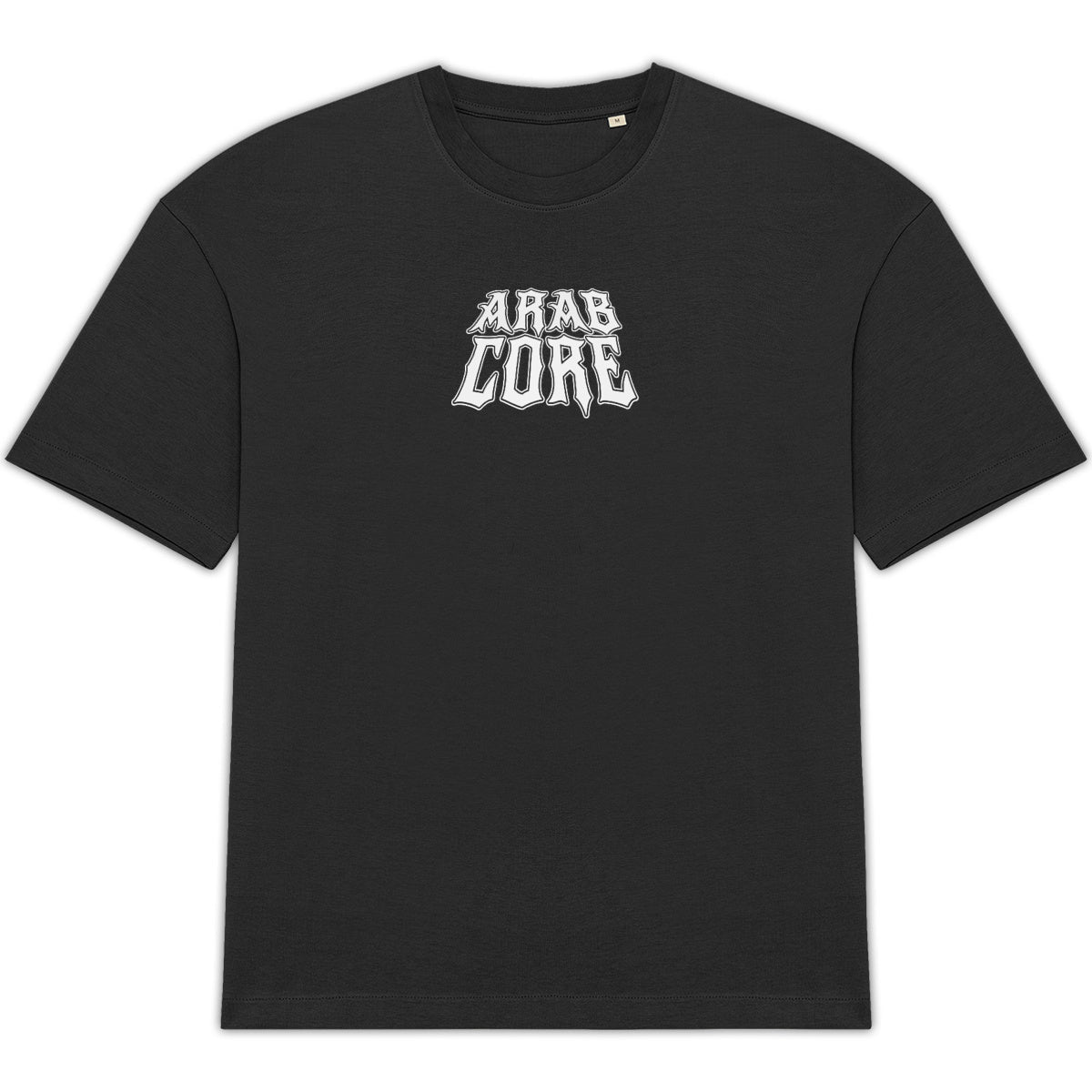 Arab Core T-Shirt (Black/White) - face_0