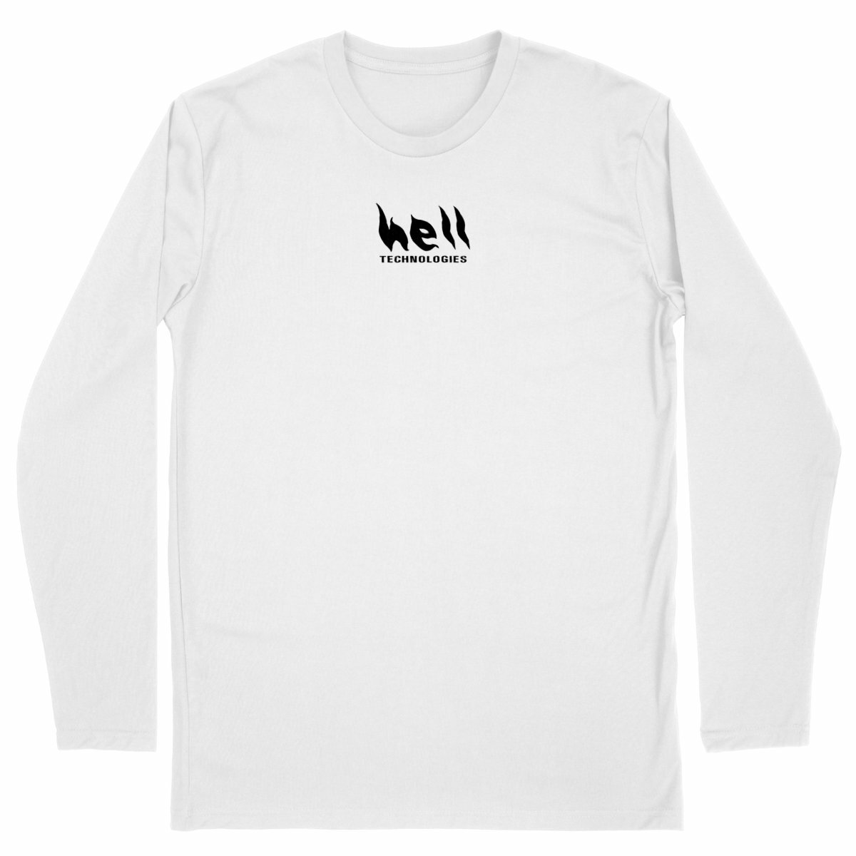 Hell Technologies Long Sleeve T-Shirt - face_blanc